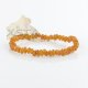 Baltic amber bracelet - chips style